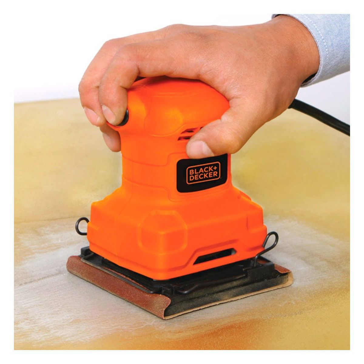 Lixadeira Orbital 1 4 200W 127V Black+Decker, marca Black&decker - Foto 2