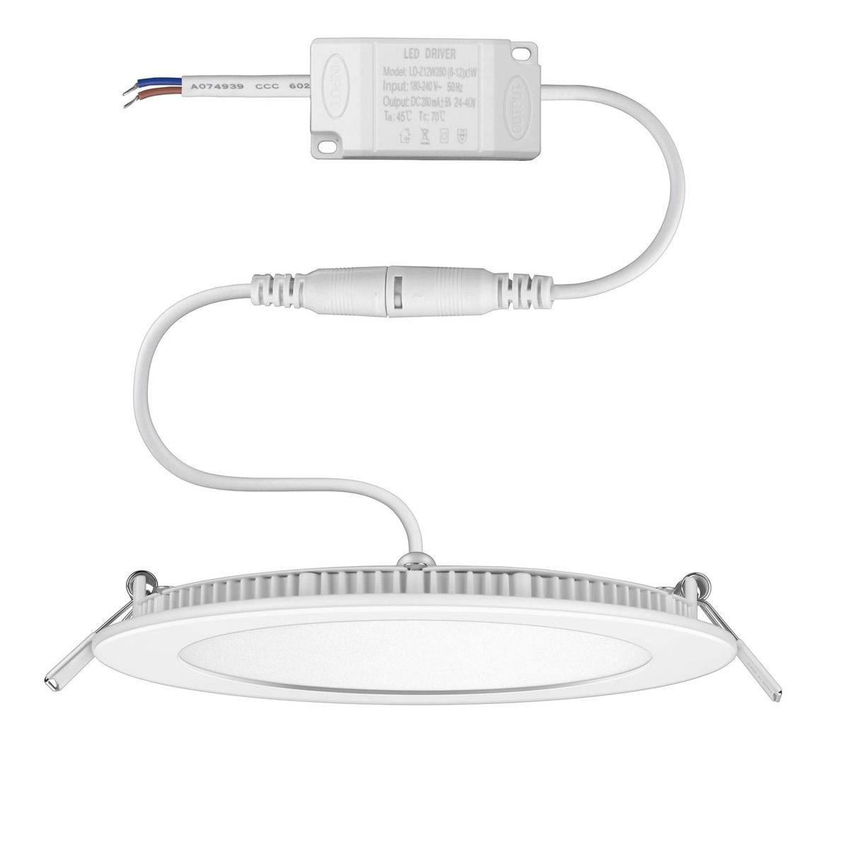 Luminária Redonda Downlight LED 6W 6500K, marca Elgin - Foto 2