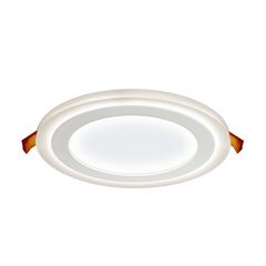 Luminária de Embutir Redonda LED 12W 6W 6500K 6500K