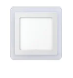 Luminária de Sobrepor Quadrada LED 12W 6W 6500K 3000K