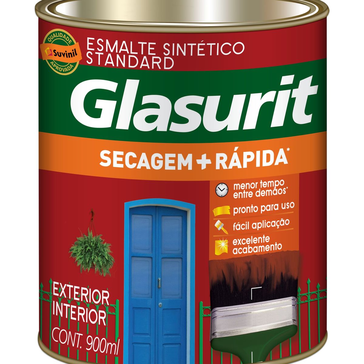 Glasurit Esmalte Fosco Branco 0,9L, marca Suvinil - Foto Principal