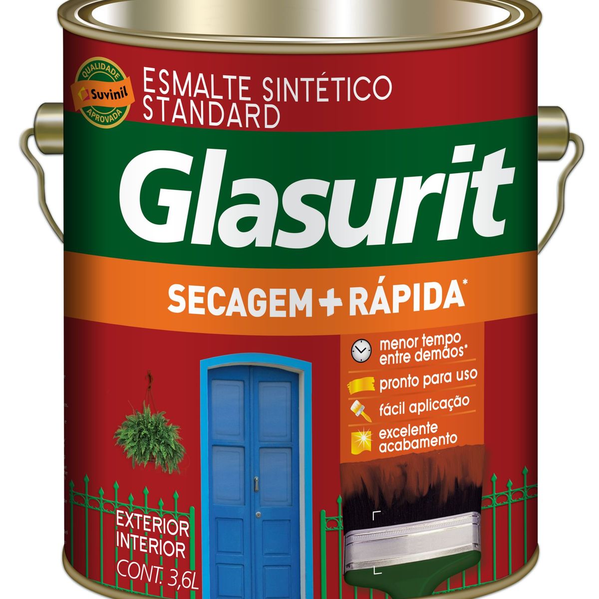 Glasurit Esmalte Brilhante Verde Floresta 3,6L, marca Suvinil - Foto Principal