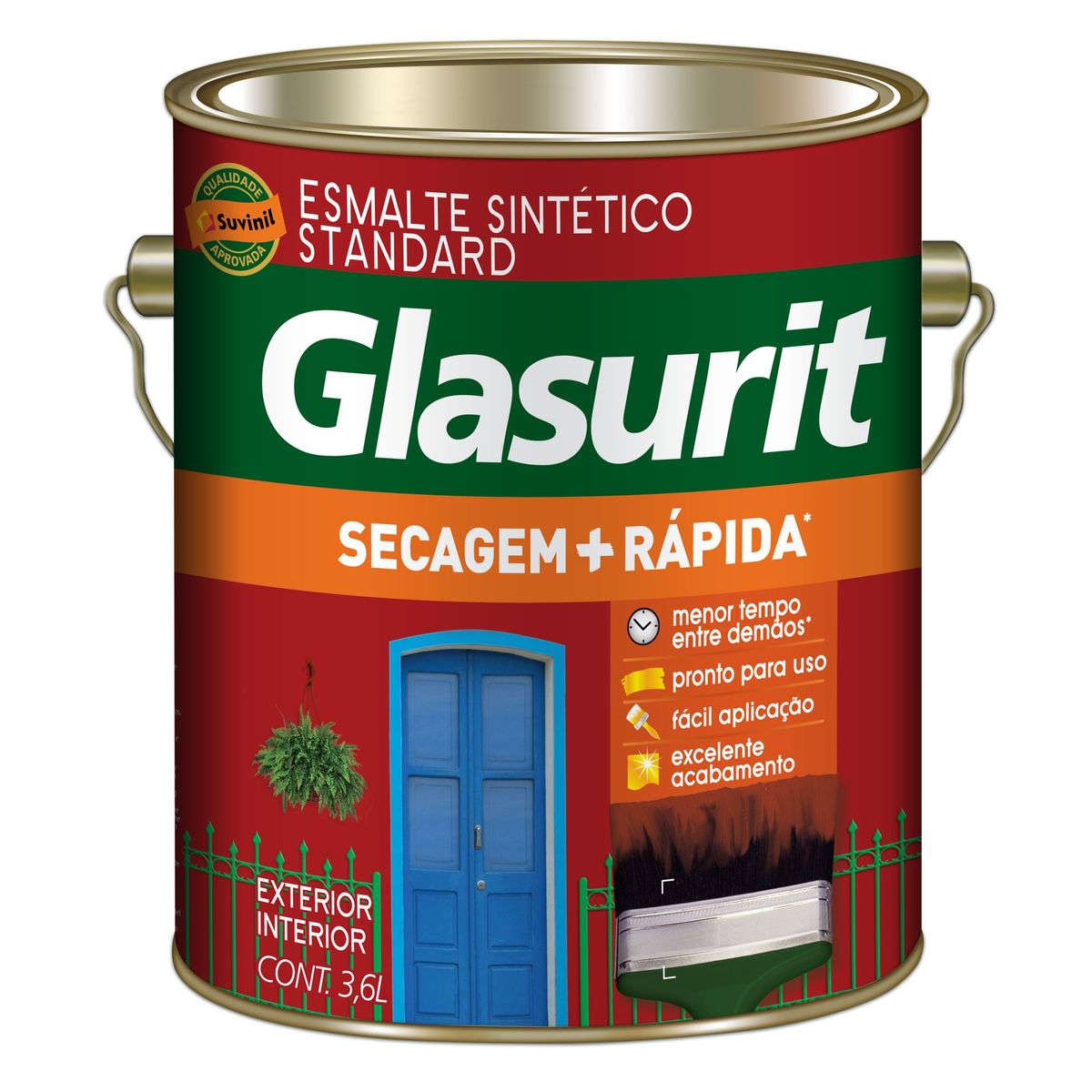 Glasurit Esmalte Brilhante Verde Floresta 3,6L, marca Suvinil - Foto Principal