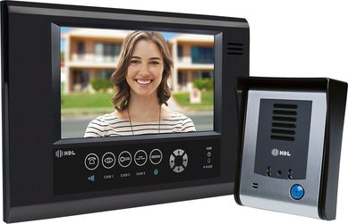 Porteiro Eletrnico com Vdeo Sense Seven S-E 7' Aluminio