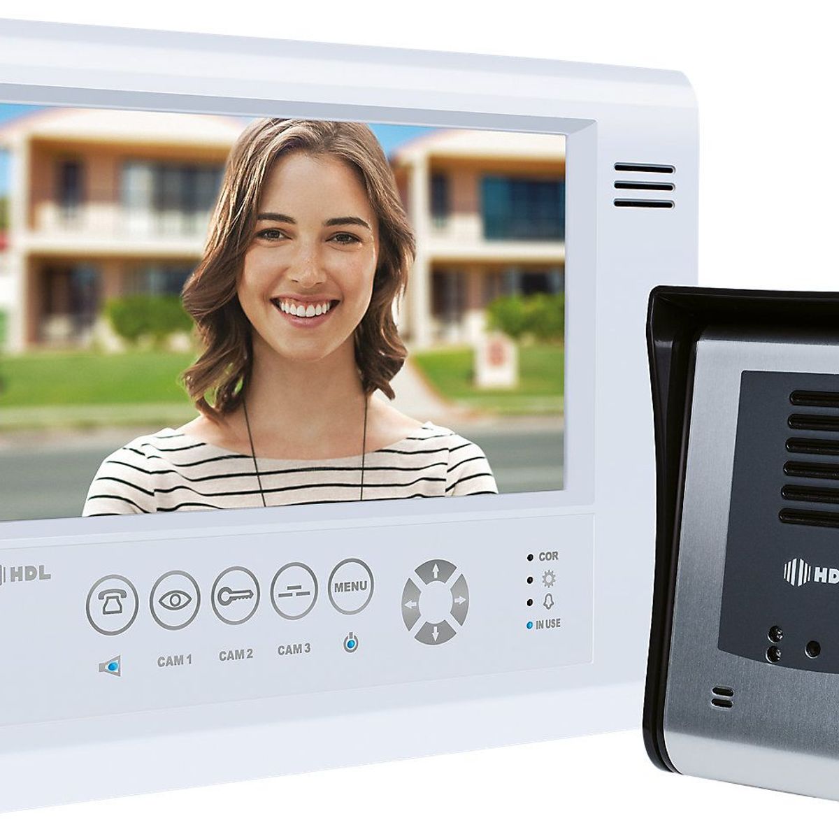 Porteiro Eletrônico com Vídeo Sense Seven S-B 7' Alumínio  HDL , marca Hdl - Foto Principal