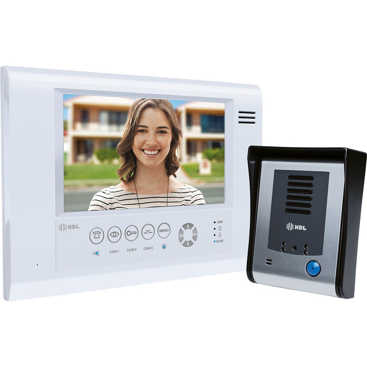 Porteiro Eletrônico com Vídeo Sense Seven S-B 7' Alumínio  HDL , marca Hdl - Foto Principal