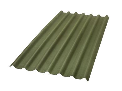 Telha Fibrovegetal Stilo 200cmx95cmx3mm Verde