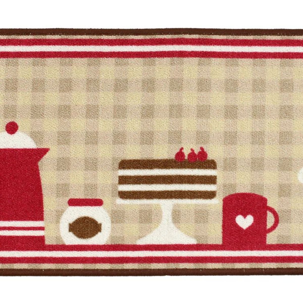Tapete Cleankasa Gourmet Love 50x160cm Estampado Kapazi, marca Kapazi - Foto Principal