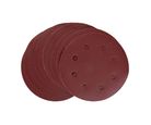 Disco de Lixa 180mm 909254 Grão 240 10 Peças 8 Furos Vermelho WBR