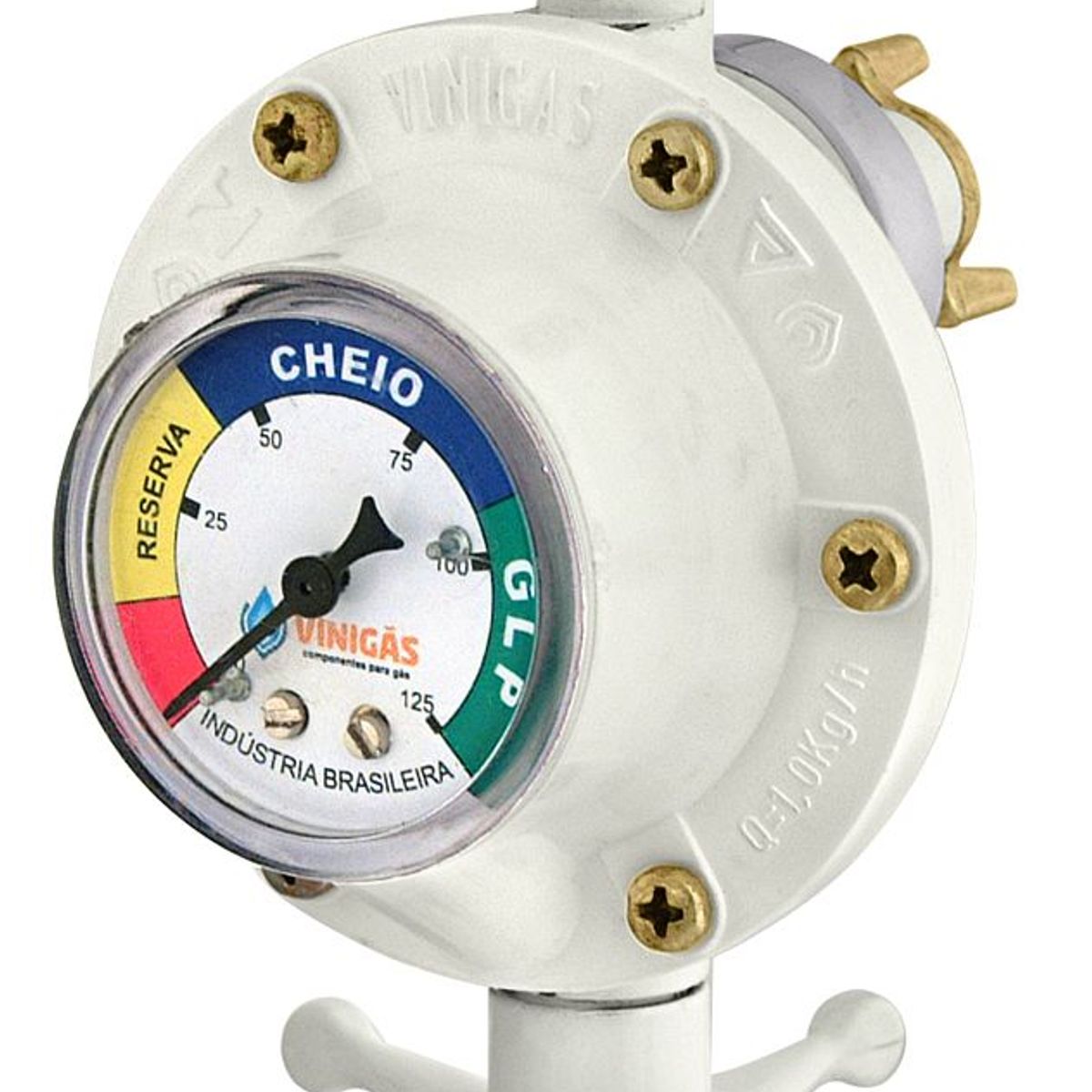 Regulador De Gás Com Registro Com Indicador De Pressão Manômetro, marca Forusi - Foto Principal