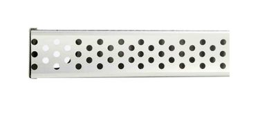 Ralo Linear Leve Grelha Sada por Baixo na Ponta Alumnio Anodizado 4,5X300Cm Aminox