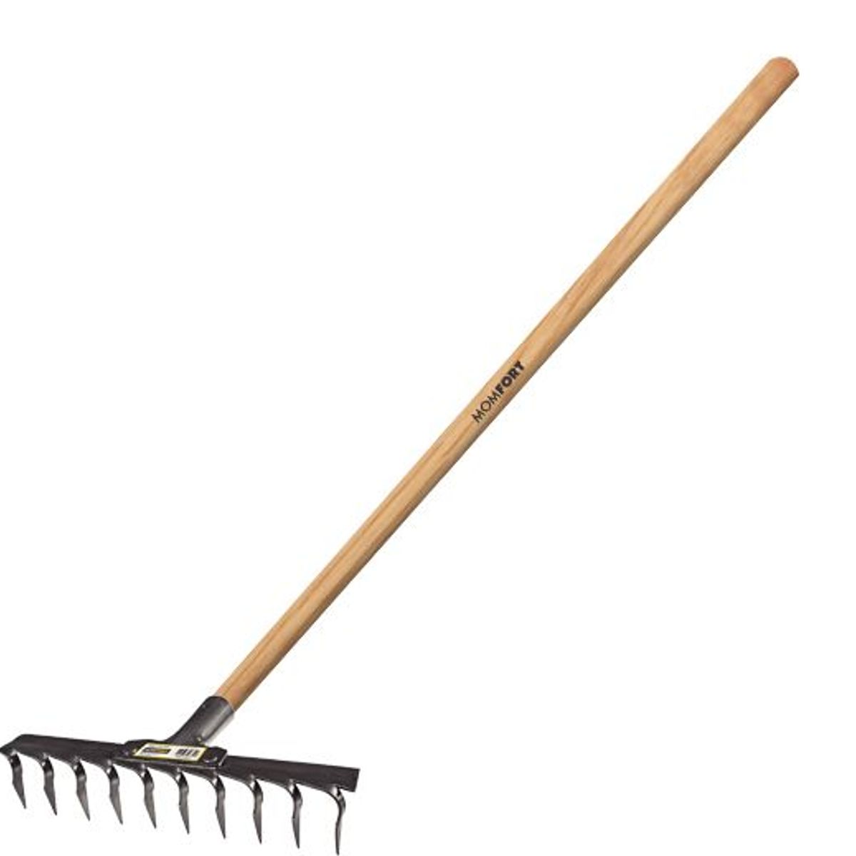 Ancinho 12 Dentes Standard com Cabo Leve Madeira, marca Momfort - Foto Principal