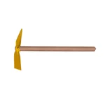Sacho 1 Ponta com Cabo de Madeira 40cm Amarelo
