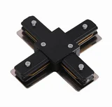 Conector Metal X para Trilho Eletrificado Bivolt 10,62x10,62cm Branco