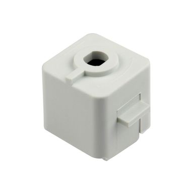 Adaptador para Trilho Bivolt 3,6x3,6cm Preto