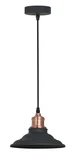 Pendente Metal 1 Lâmpada E27 40W Bivolt 20x16cm Marrom