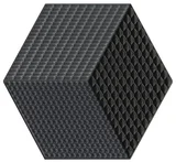 Revestimento Hexagonal 17x20cm Cimento