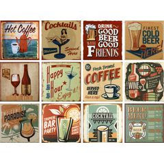 Revestimento Patchwork DRINK/00 20x20cm Sortido