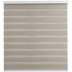 Cortina Dia/noite Blackout 160x165cm Bege Just Home Collection