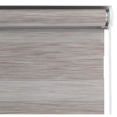 Cortina Dia/Noite de Linho Blackout 120x250cm Marrom