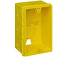Caixa Embutir Caixa De Luz 4X2 Amarela