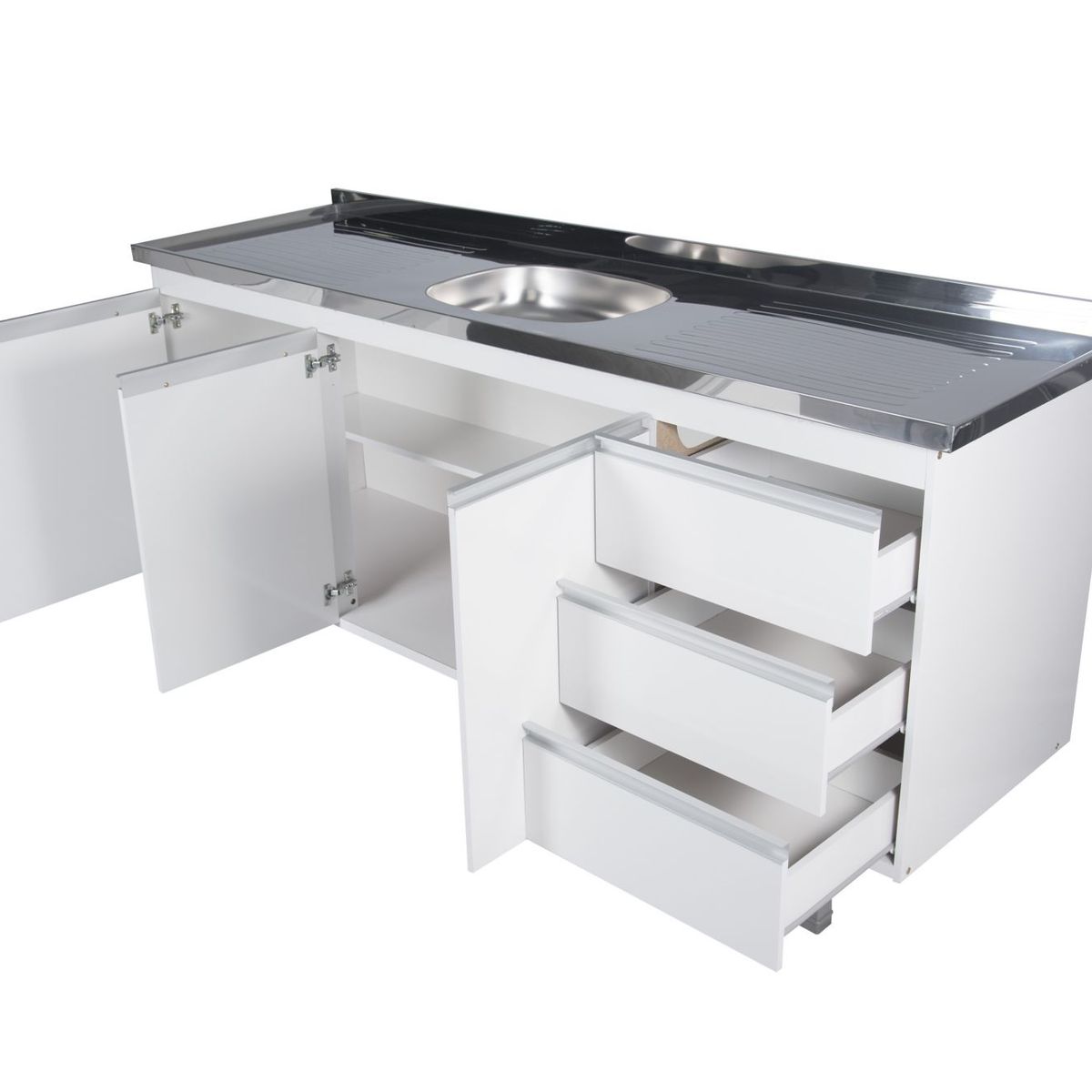 Gabinete Montebello 180cm Branco, marca Bonatto - Foto 2