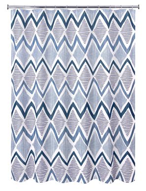 Cortina para Box Alani 178x180cm Azul