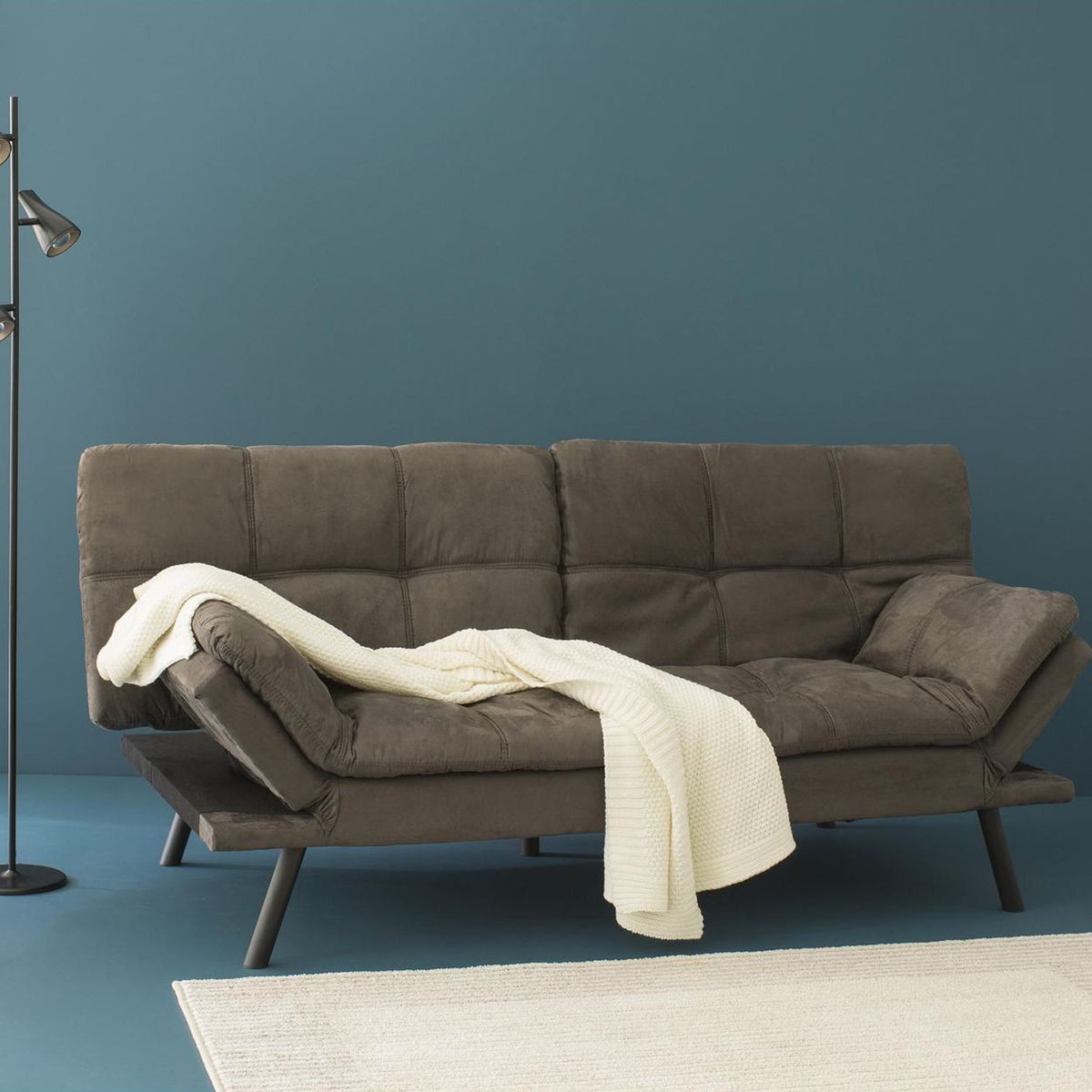 Sofá Cama 3 Lugares Cinza Moscou 182 Cm Just Home Collection, marca Just Home Collection - Foto 2