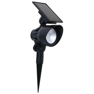 Estaca Solar para Jardim 13cm Led Preto