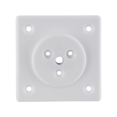 Plataforma para Ps de Madeira Inclinado Branco