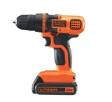 Parafusadeira e Furadeira Mandril Lítio 20V Laranja Black+Decker