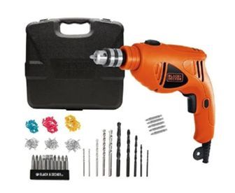 Kit Furadeira de Impacto Mandril 3/8' com 50 Peas 220V Black+Decker