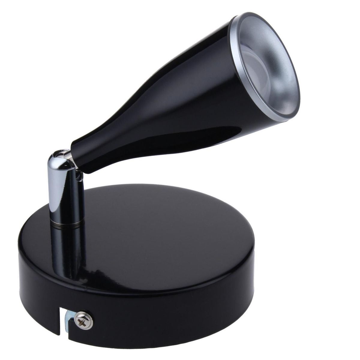 Spot New com 1 Lâmpada Led 4,5W Preto, marca Just Home Collection - Foto Principal