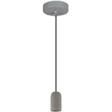 Soquete Decorativo 1 luz E27 Cinza