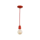 Pendente Decorativo 1 Luz E27 Vermelho