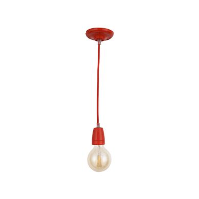 Pendente Decorativo 1 Luz E27 Vermelho