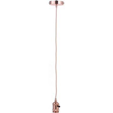 Pendente Decorativo Metal 1 Lmpada E27 Rosa Gold Just Home Collection