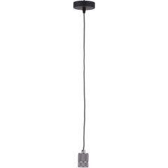 Pendente Decorativo Metal 1 Luz E27 Prata