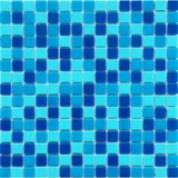 Pastilha de Vidro Azul Piscina DMS-4201 30x32,7 Holztek