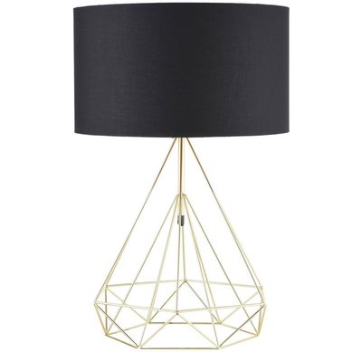 Abajur de Mesa 1 Lmpada Cuneo Preto