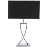 Abajur de Mesa 1 Lâmpada Queluz Preto