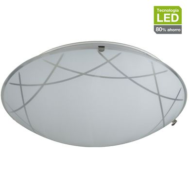 Plafon Led Agata 30cm Branco