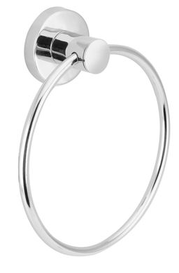 Porta Toalha Argola Pieno 17cm Cromado