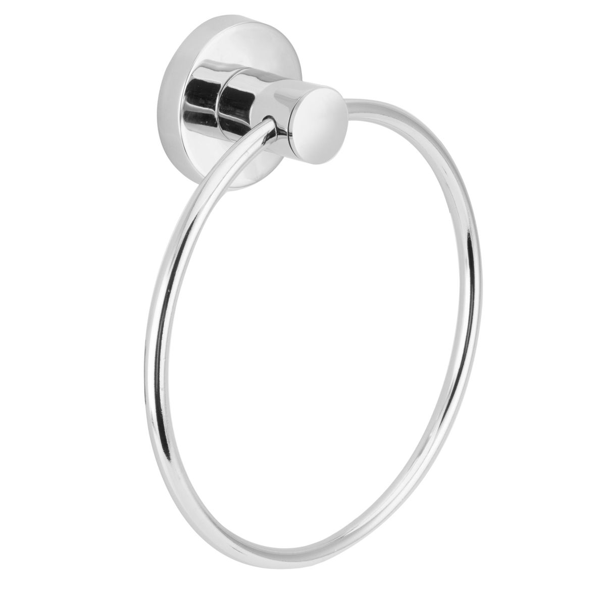 Porta Toalha Argola Pieno 17cm Cromado, marca Forusi - Foto Principal