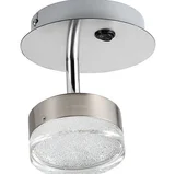Spot 1 Lâmpada Led 7W 9cm Prata