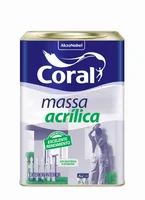 Massa Acrilica Branco 25Kg Coral