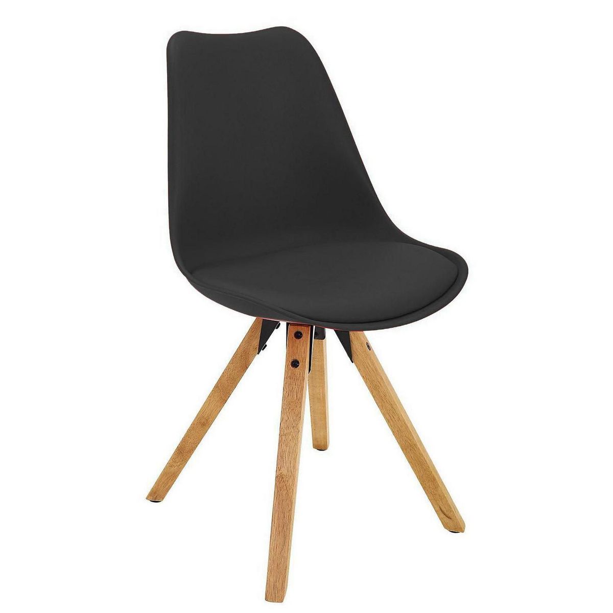 Cadeira com Pé Palito Eames Leda Cooper Chair Preto Just Home Collection, marca Just Home Collection - Foto Principal