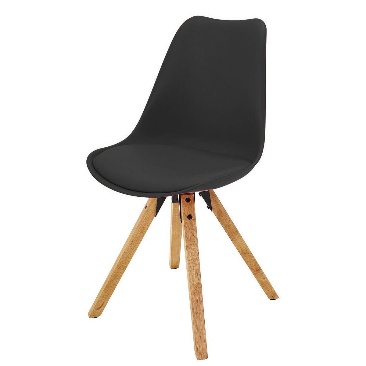 Cadeira com Pé Palito Eames Leda Cooper Chair Preto Just Home Collection, marca Just Home Collection - Foto 2