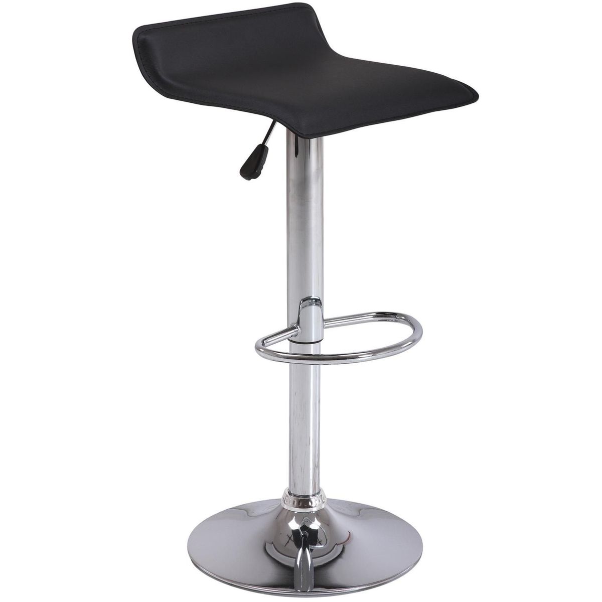 Banqueta Bar Enzo 65,5x38cm Preto Just Home Collection, marca Just Home Collection - Foto Principal