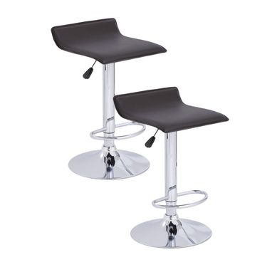 Kit com 2 Banquetas Bar Enzo 65,5x38cm Just Home Collection